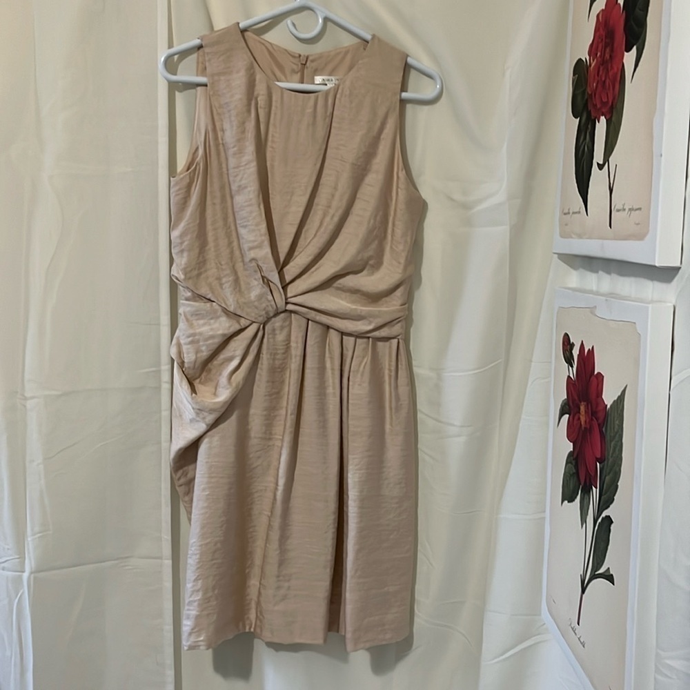 Paule KA Ruched Top Sleeveless Dress a277